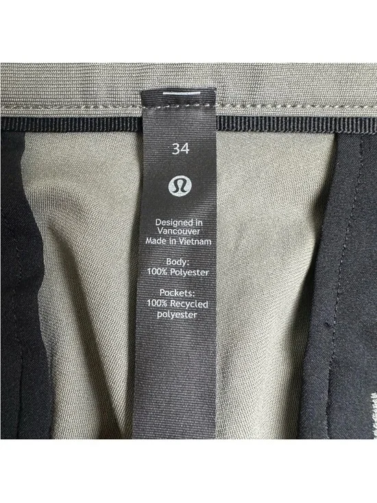 Lululemon Men's Size 34x31 Commission Pant Slim Gray Warpstreme M5975S - Picture 10 of 16